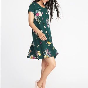 Jersey knit swing dress